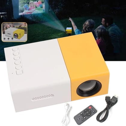 Mini Projector, Portable Movie Projector, Small Video Projector for Outdoor Camping, Home Theater, Mini Movie Projector, LCD Screen