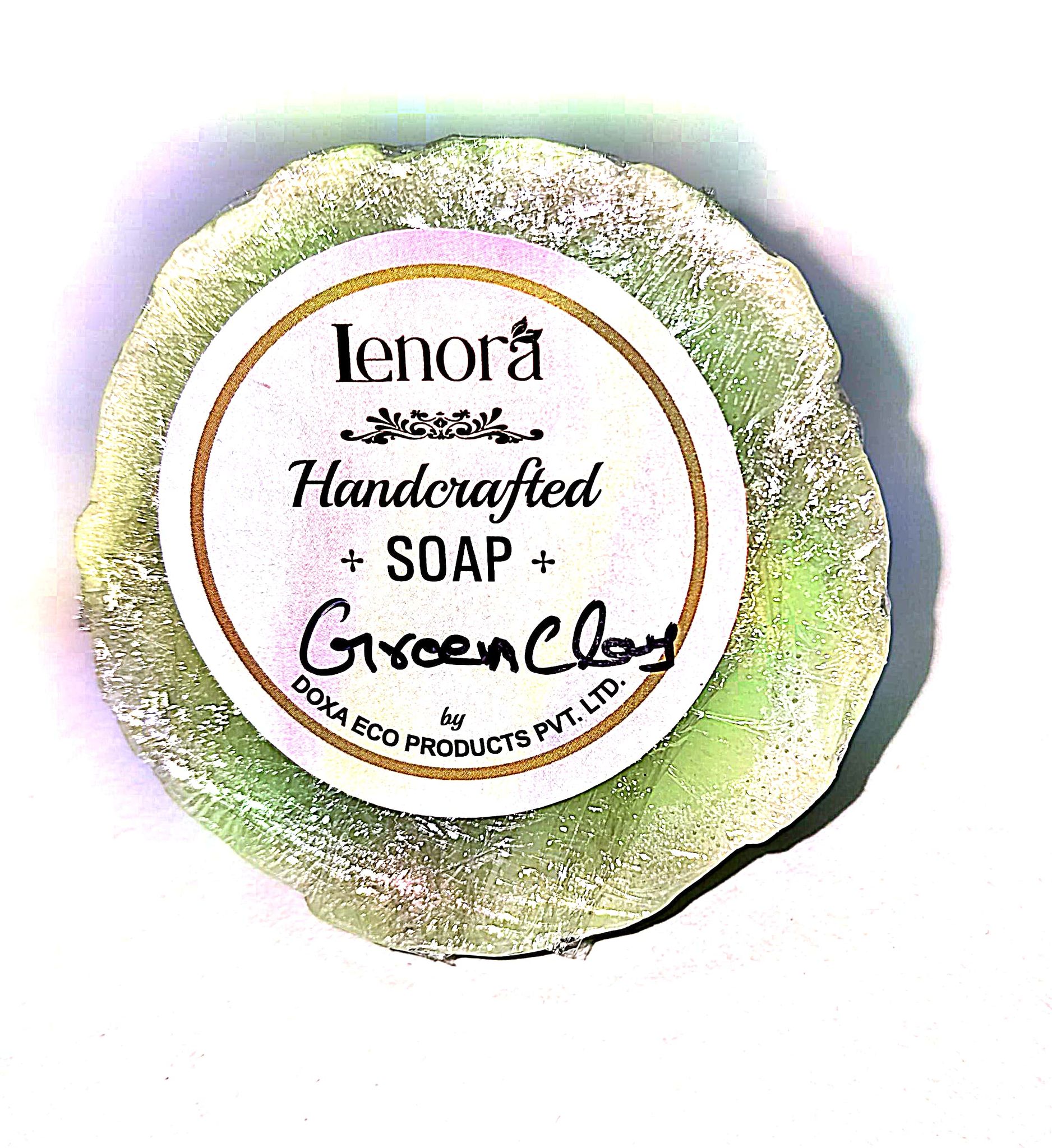  Lenora Handcrafted Soap with Green Clay