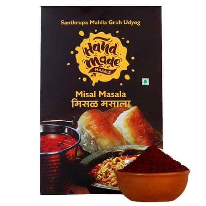 Handmade Masale Misal Masala | Authentic Indian Spice Blend | 100% Natural and Fresh | No Artificial Flavors or Preservatives | Vegan and Gluten-Free