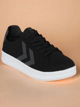 Busan Knit Men Black Sneakers