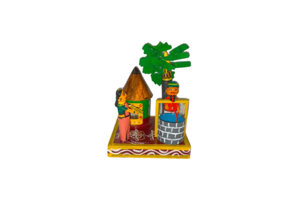 Kondapalli Wooden Colourful Sankranti Set (Small)