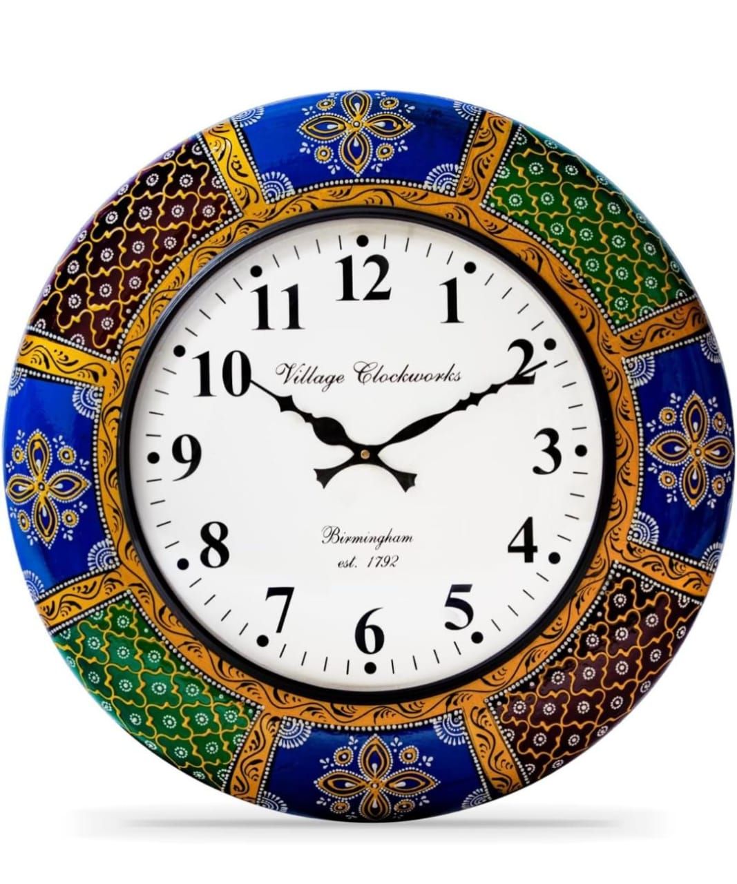  Village Clockworks Birmingham England The Original Hand Painted Wall Clock