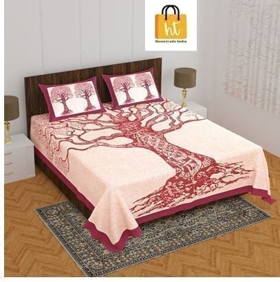 Hometrade India- Double Bedsheet-RJ-14-(XXX-XXX)-355