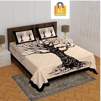 Hometrade India- Double Bedsheet-RJ-14-(XXX-XXX)-349