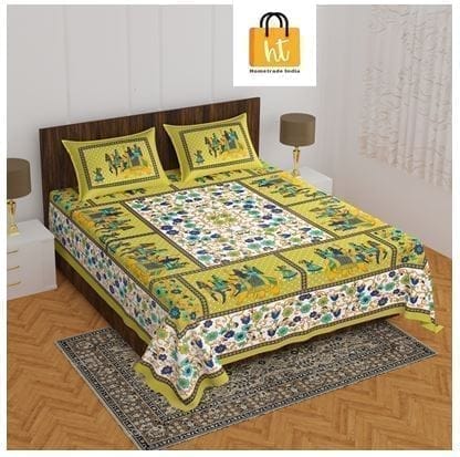 Hometrade India- Double Bedsheet-RJ-14-(XXX-XXX)-288