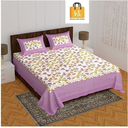 Hometrade India- Double Bedsheet-RJ-14-(XXX-XXX)-281