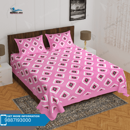 Hometrade India- Double Bedsheet-RJ-14-(XXX-XXX)-266