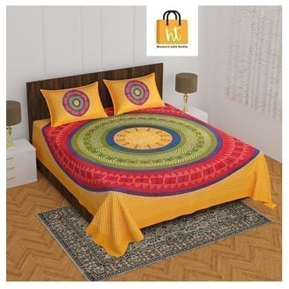 Hometrade India- Double Bedsheet-RJ-14-(XXX-XXX)-257