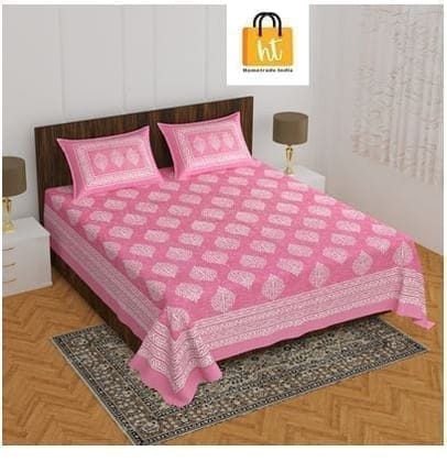 Hometrade India- Double Bedsheet-RJ-14-(XXX-XXX)-249