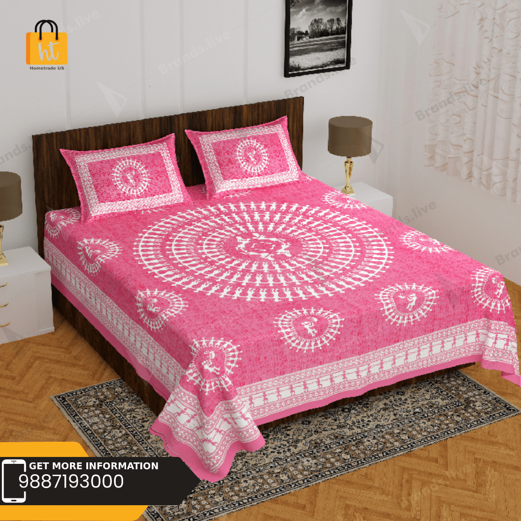 Hometrade India- Double Bedsheet-RJ-14-(XXX-XXX)-237