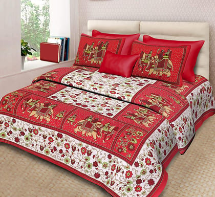 Hometrade India- Double Bedsheet-RJ-14-(XXX-XXX)-233