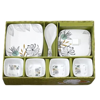 Divine lunch Tableware, Dinner Set (11 Pcs Set)