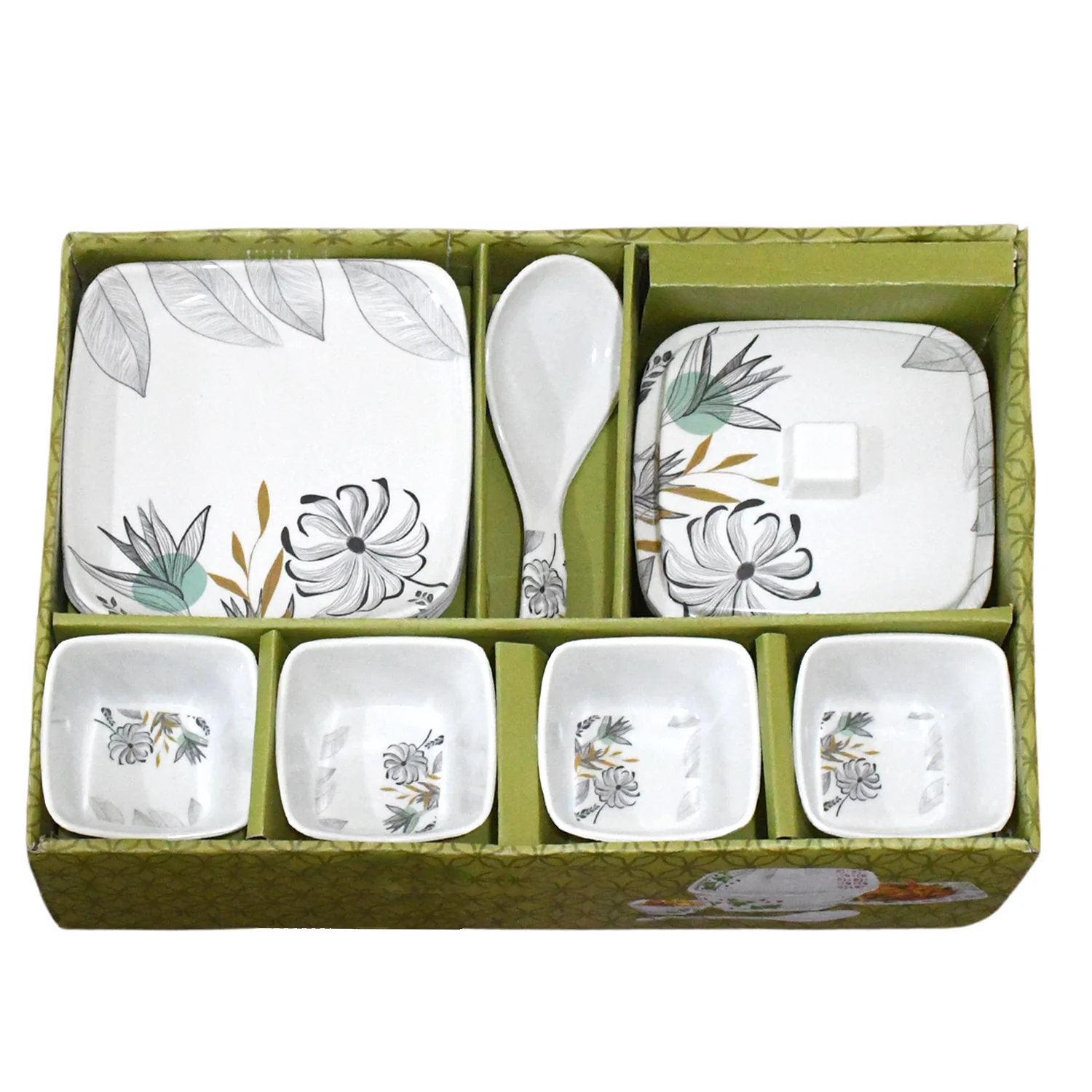 Divine lunch Tableware, Dinner Set (11 Pcs Set)