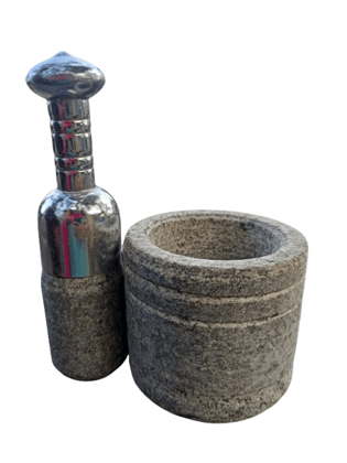  Granite Mortar and Pestle