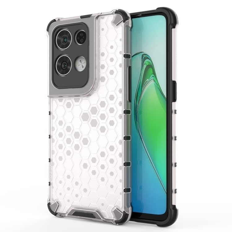 Faircost for Oppo Reno 8 Pro 5G Hybrid Shockproof Back Cover Hard Outside Soft Inside- (Polycabonate::Transparent)