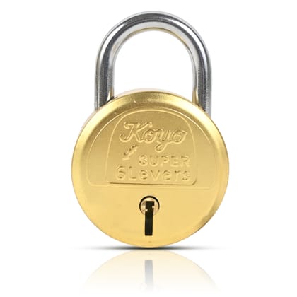 Koyo Super 50 mm Brass Padlock With 3 Brass keys | Shop Koyo Locks