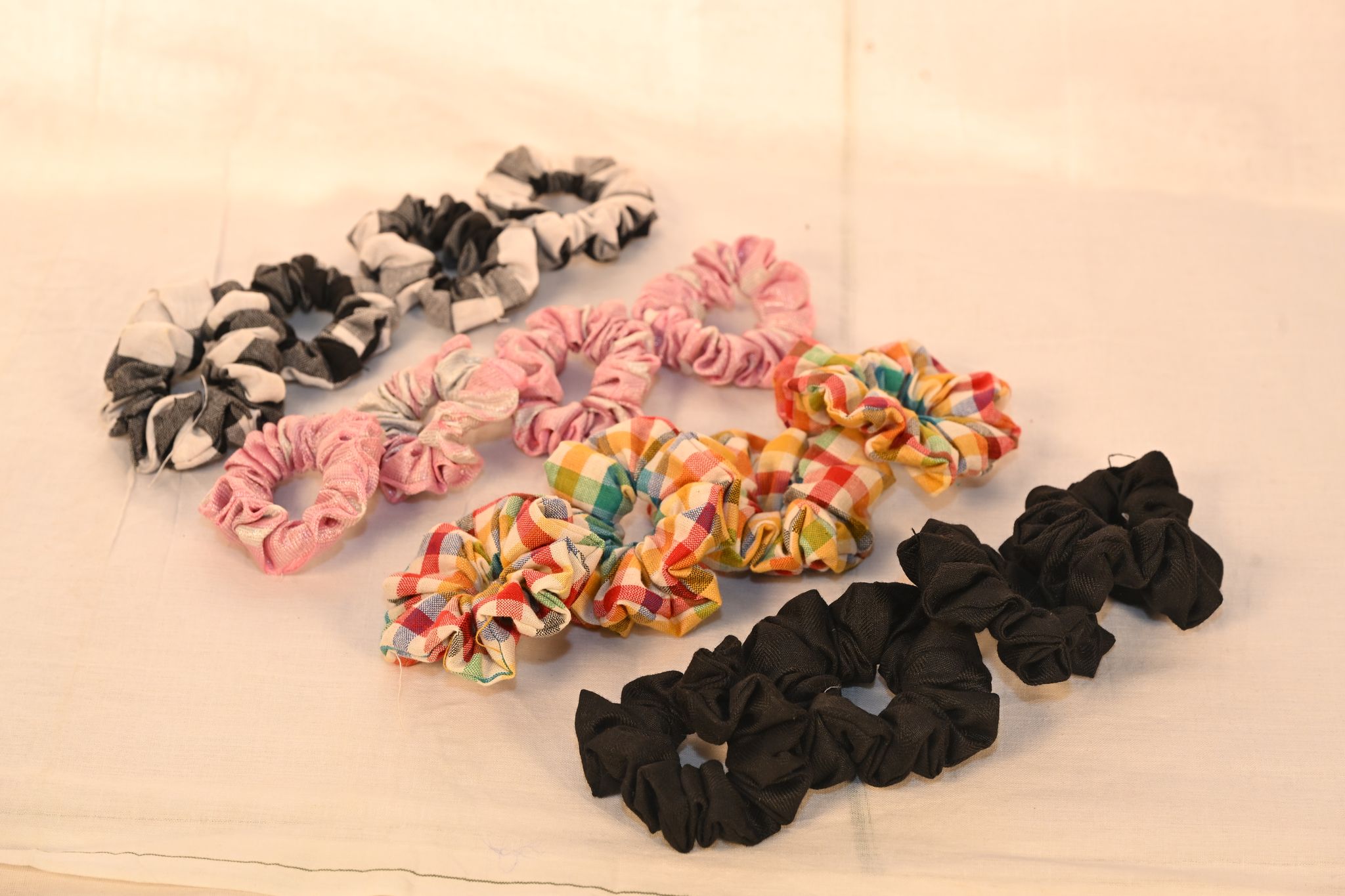 Colorful Scrunchies for Women