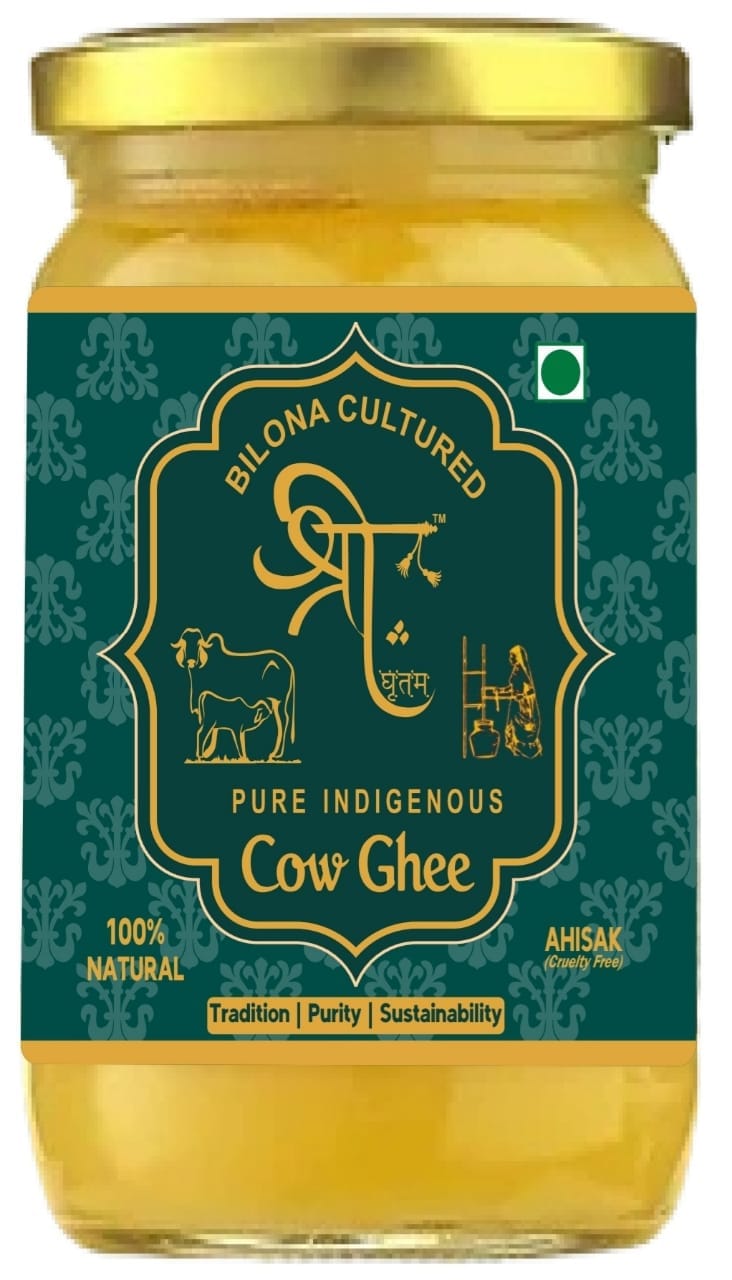 Shree Ghritam (500ml) 100% Organic A2 Cow Bilona Ghee