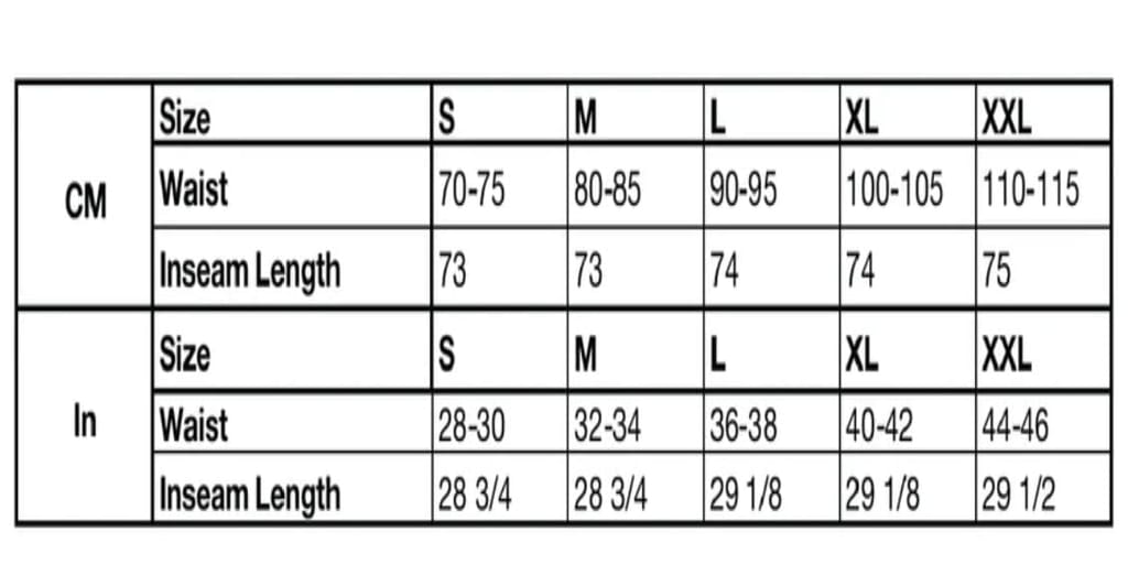 Size Guide