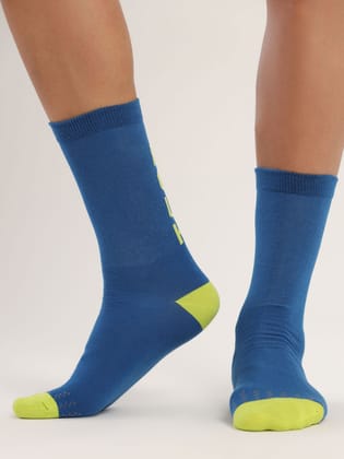 FCUK Flex Anerley, Crew Socks - Yellow-Blue