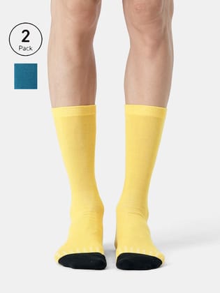 FCUK Flex Anerley, Crew Socks - Yellow