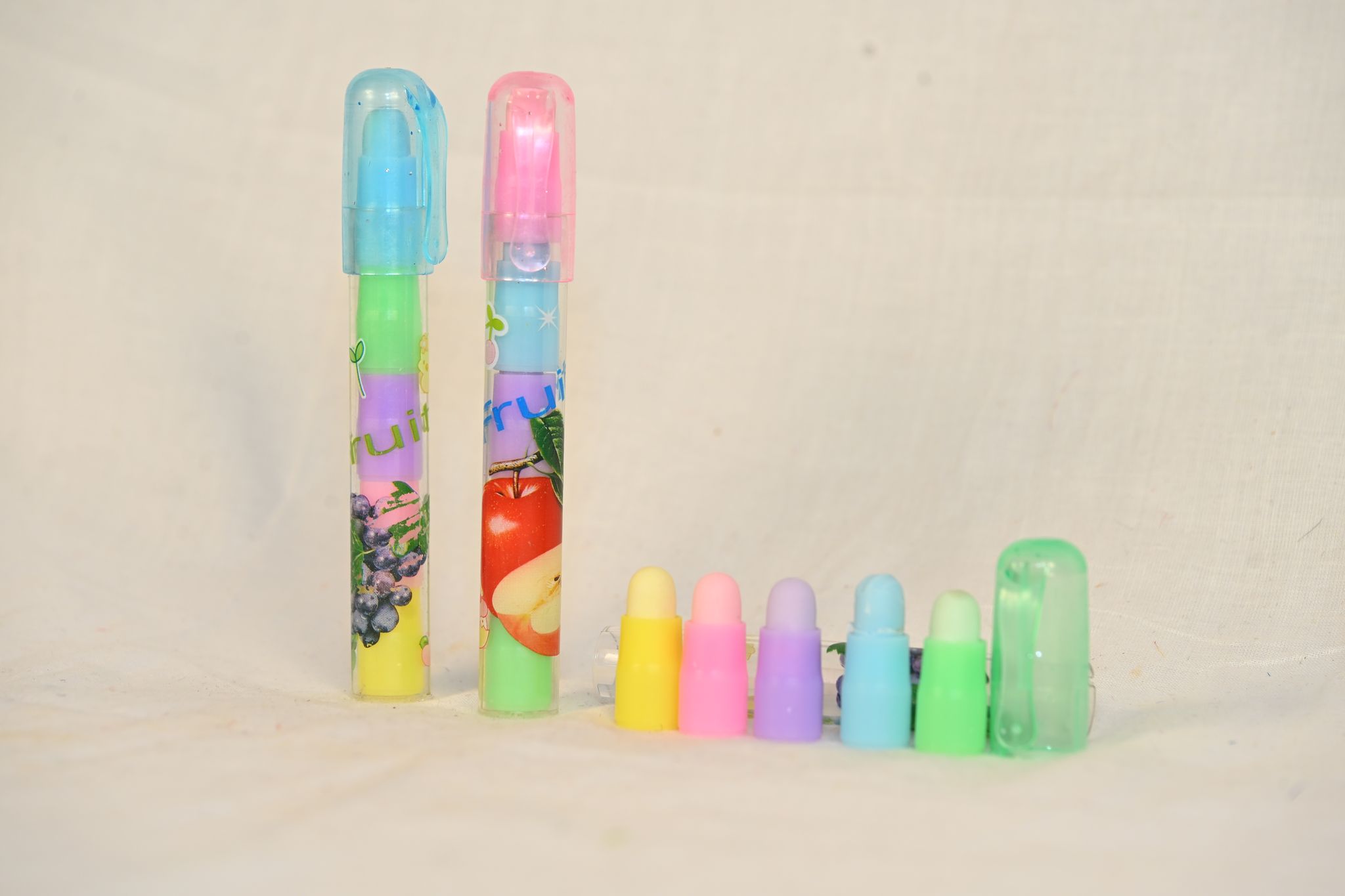 *Colorful Fruit Scented Erasers for Kids,