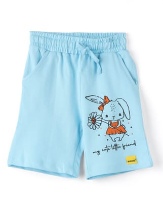 Girls Shorts Cotton French Terry Atomizer Blue My Cute Little Friend