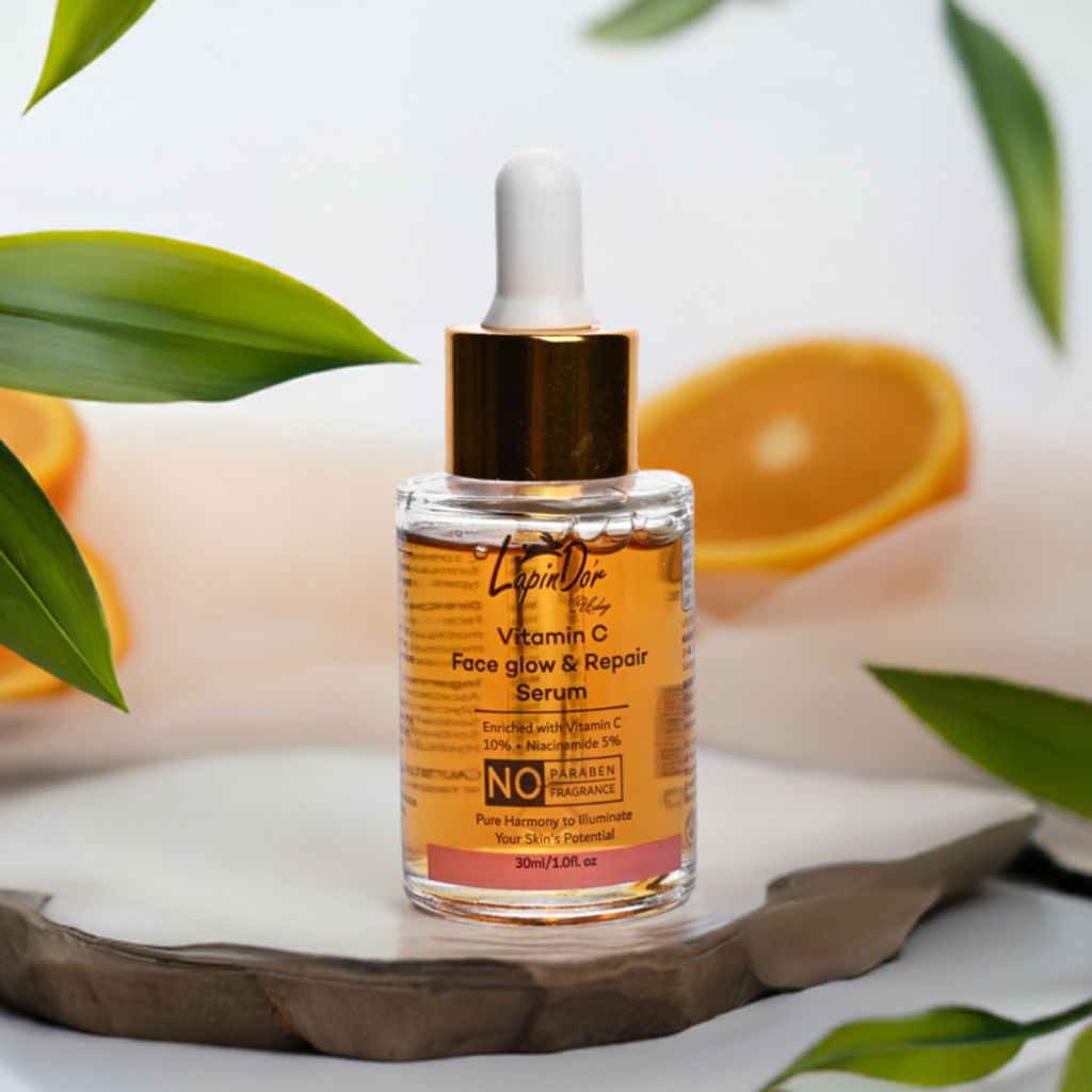 LapinDor Vitamin C Face Serum for Glowing and Repaired Skin - 30ml | Free Delivery all over India