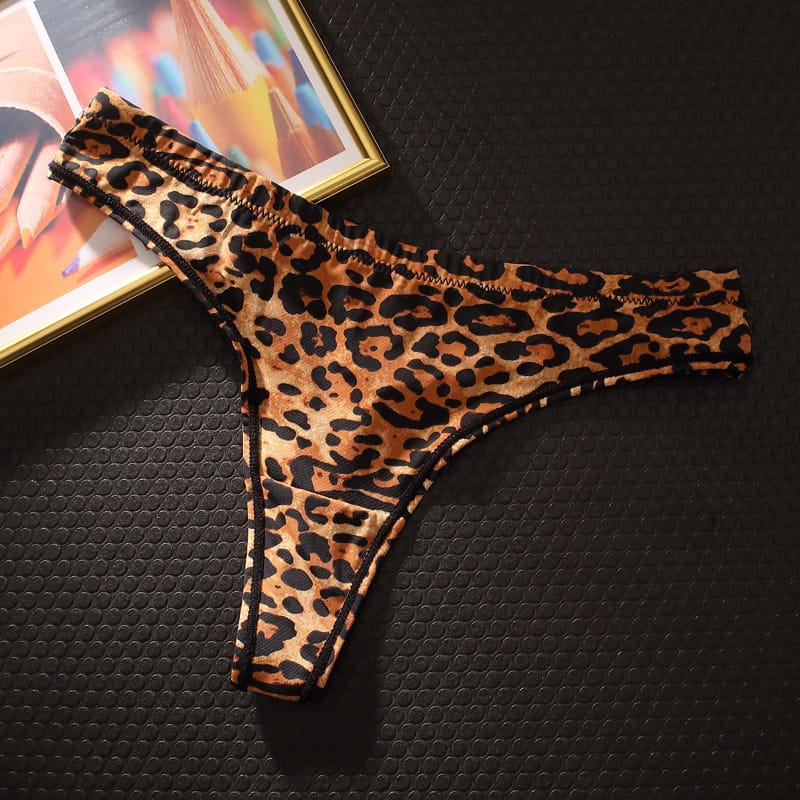 Thong Premium Tiger Cheetah Printed Thong Th2506