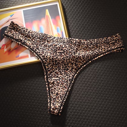 Thong Premium Tiger Cheetah Printed Thong Th2506