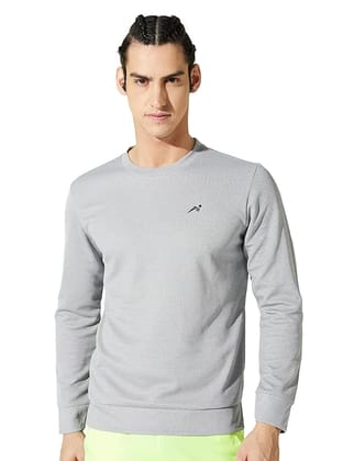 Symbol Polyester Men Crew Neck Sports Sweatshirt (Regular Fit)