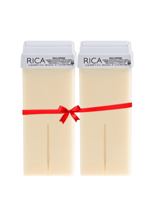 Rica Milk Wax Roll-On Wax Kit Set of 2 Refill Wax - 100 ML