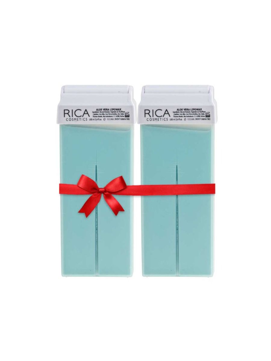 Rica Aloe Vera Roll-On Wax Set of 2 Refill Wax - 100 ML