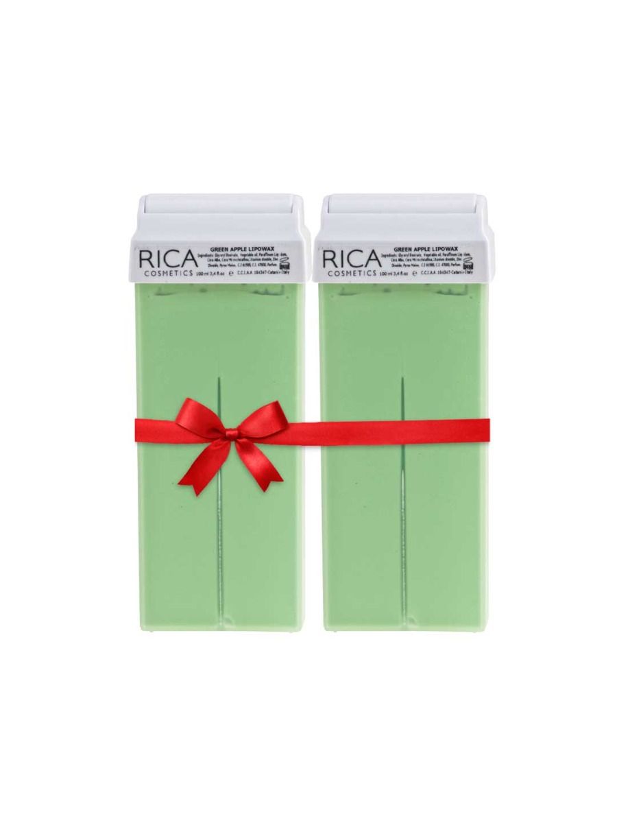 Rica Green Apple Roll-On Wax Set of 2 Refill Wax - 100 ML