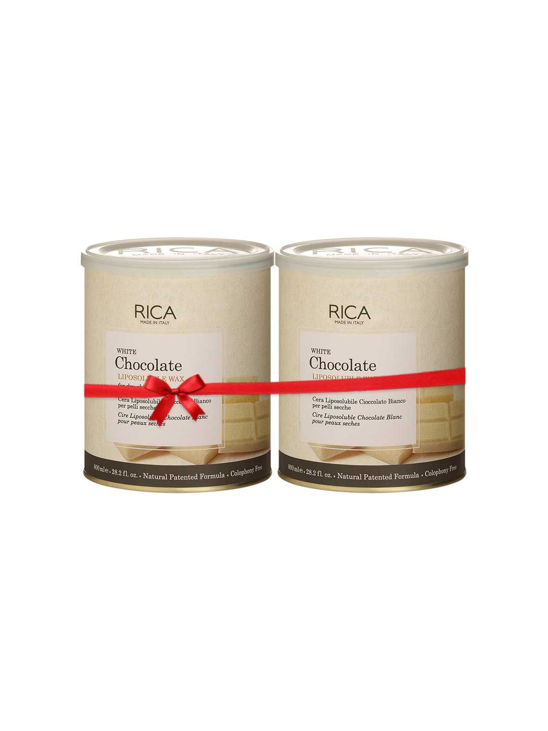 Rica White Chocolate Wax for Normal Skin  – Set of 2