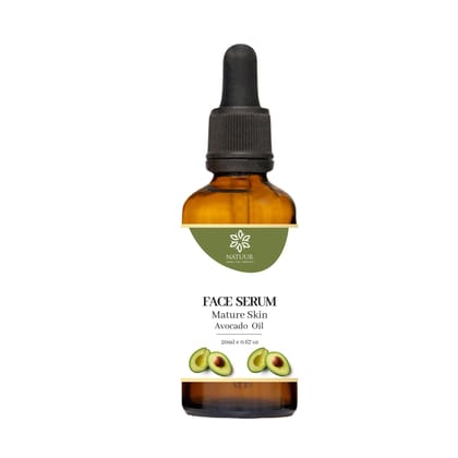 NATUUR - Face Serum - 20ml | Mature Skin Rejuvenating Formula | Relaxing and Moisturizing Treat to Your Skin