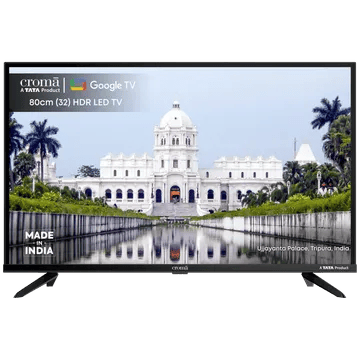 Croma 80 cm (32 inch) HD Ready LED Smart Google TV with Dolby Audio (2025 model)