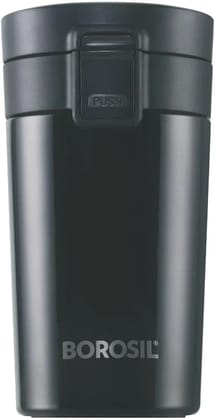 Borosil Hydra Coffeemate 300 ml Stainless Steel Travel Mug | 8 Hours Hot & 14 Hours Cold