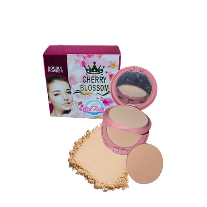 2 In 1 Compact With Mirror And Powder Puff | Oil And Sweat Control | Long Lasting Compact Powder For All Skin | Natural Finish