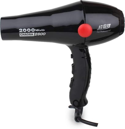 Chaoba Hair Dryer, 2000 Watts Professional Hot and Cold Hair Dryers with 2 Switch Speed Setting and Thin Styling Nozzle,Diffuser, for Men and Women (Standerd)