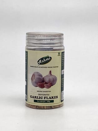  Dehydrated Garlic Flakes 100g - No Additives, Non-GMO, Vegan, Gluten-Free, Paleo-Friendly