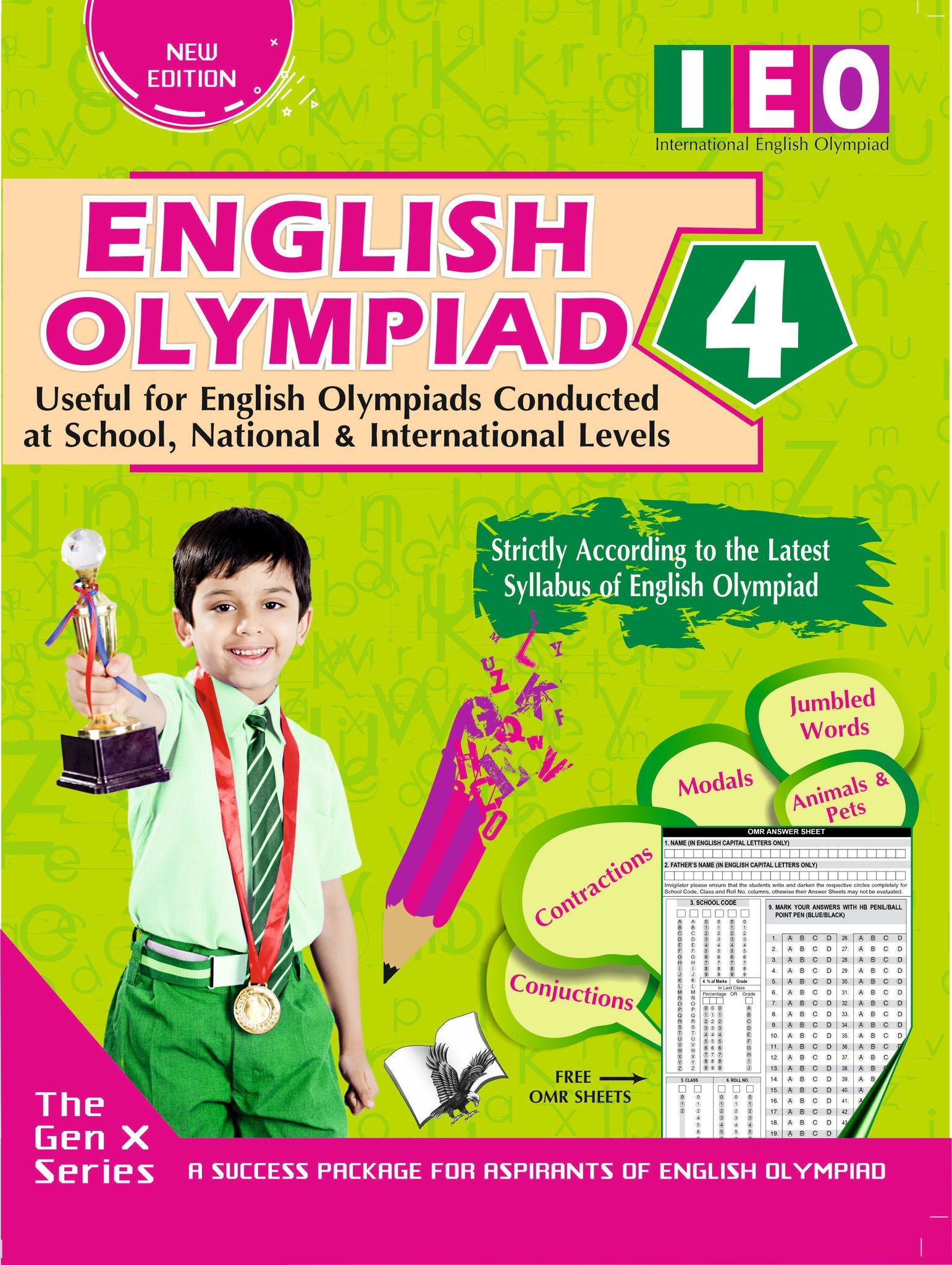 International English Olympiad - Class 4(With OMR Sheets)