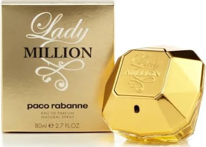 Paco Rabanne Lady Million Eau De Parfum for Women 80ml- Luxurious Fragrance