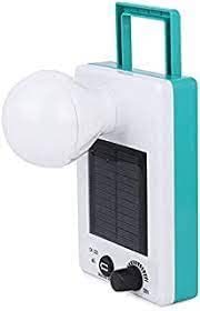 DAYBETTER� Rechargeable with Solar Panel 12 Watt Bright White Light LED Bulb and Electric Charging for Emergency NW=A