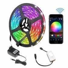 DAYBETTER� Smart Wi-Fi RGB Rope Led Strip Light 300 Led Compatible with Alexa Google Assistant, App Control Lighting Kit, Music Sync Color Changing Lights (5 Meter) | VD-T-34