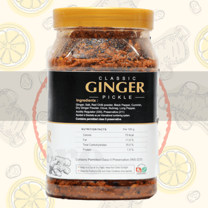 Ginger pickle   | handmade process | 800 gram