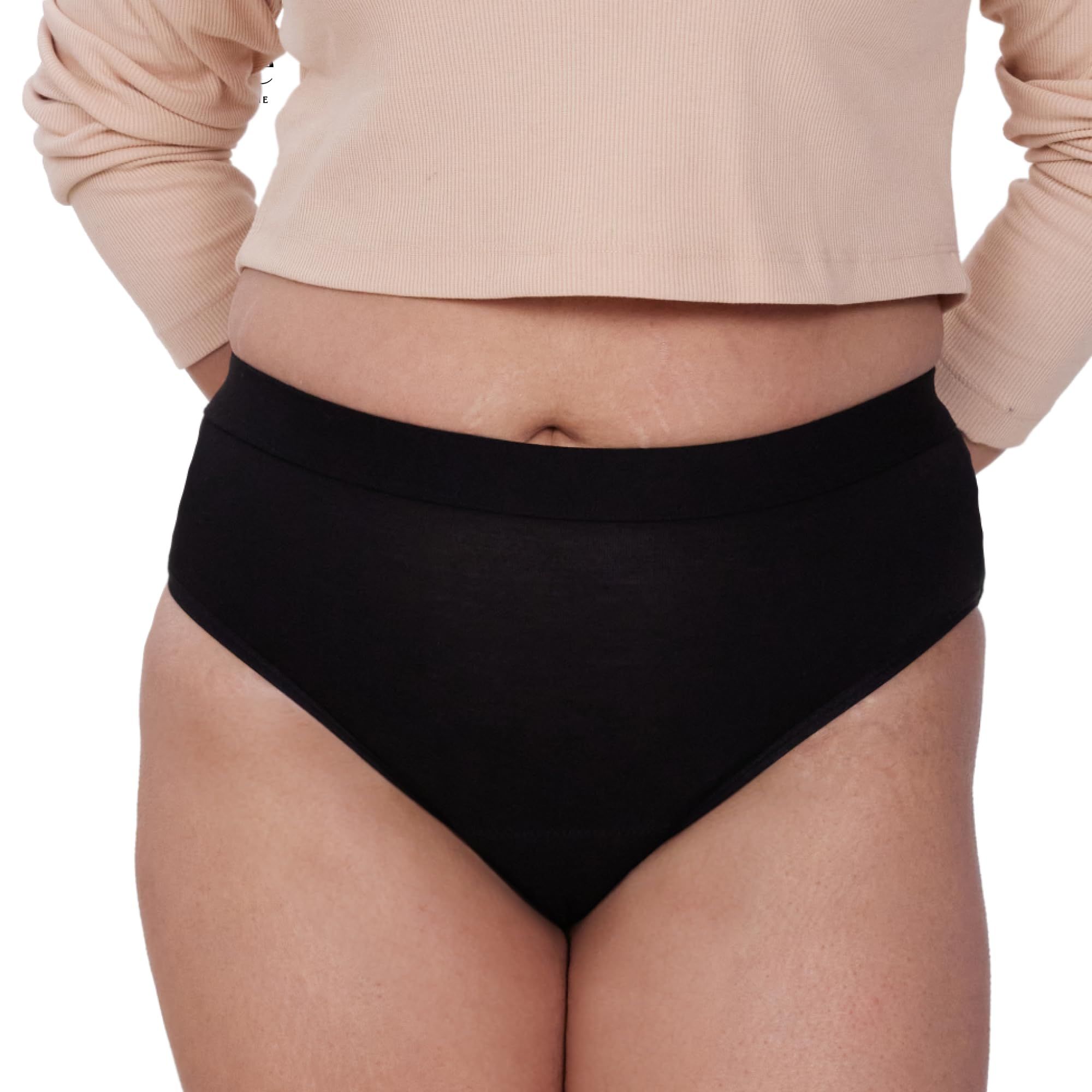 Be Me Period Panties for Women|Pack of 1|Mid Brief|Strong Leak Protection, Durable Design Underwear|Oeko-TEX, FDA Approved|Holds More Than 3 XL Pads