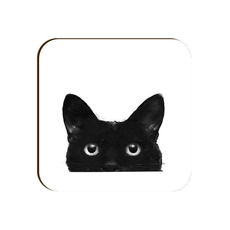 Everlasting Black Square Coaster