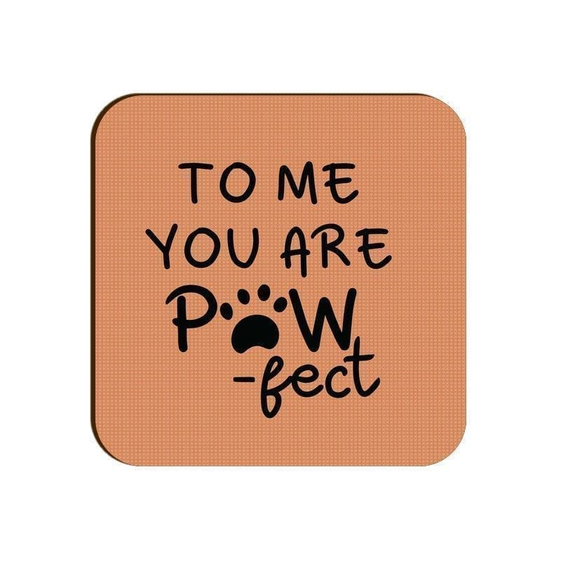 Pawfect Partner Square Coaster