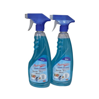  HydroShine Glass Cleaner 500ml (Pack of 2) - Streak-Free Shine and Freshness